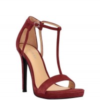 Женские Стилети (Tecru T-Strap Stilettos) 59905-01 Красный