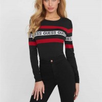 Женский Свитер (Antonia Logo Sweater) 64155-01 Реактивний Черный