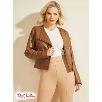 Женская Куртка (Rylee Leather Jacket) 64545-01 Император Браун