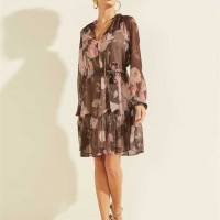 Женское Платье (Veronica Dress) 64515-01 Motion Розаs Черный Combo