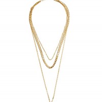 Жіноче Намисто (14KT Layered Medallion Necklace) 64655-01 Золото