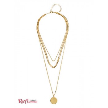 Женское Ожерелье (14KT Layered Medallion Necklace) 64655-01 Золото