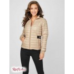 Женская Куртка GUESS Factory (Falcon Logo Puffer Jacket) 57205-01 Pacific Песок