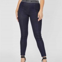 Жіночі Джинси (Monique High-Rise Logo Skinny Jeans) 57435-01 Темний WПопелясто-Сірий