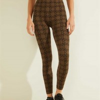 Жіночі Легінси (DELLA LEGGINGS 4/4) 64415-01 4G Jacquard Коричневий Liqueur
