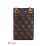 Жіноча Сумка Чохол GUESS (Cordelia Logo Chit Chat Bag) 59245-01 Коричневий Мульти