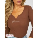Женское Боди GUESS Factory (Zoie Ribbed Bodysuit) 57255-01 Weeping Pine