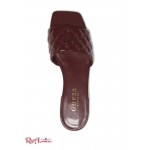 Женские Шлепанцы GUESS Factory (Tiya Slide Heels) 56935-01 Темно-Бордовый