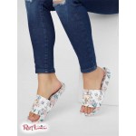 Женские Шлепанцы GUESS Factory (Tricia Floral Pool Slides) 63525-01 Белый Цветочный Принтер