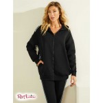 Женское Худи GUESS (Eco Alaina Zip-Up Hoodie) 64495-01 Реактивний Черный Женское Худи GUESS (Eco Alaina Zip-Up Hoodie) 64495-01 Реактивний Черный