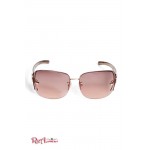 Женские Солнцезащитные Очки GUESS Factory (Rimless Shield Sunglasses) 63606-01 Роза Золотой