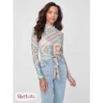 Жіночий Топ GUESS Factory (Eiko Mesh Top) 63476-01 Ocean Breeze Multi