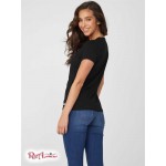 Жіноча Футболка GUESS Factory (Jules Eyes Tee) 57676-01 Реактивний Чорний