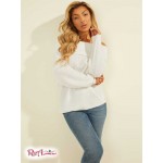 Женский Свитер GUESS (Eco Gerri Off-the-Shoulder Sweater) 58606-01 Dove Белый