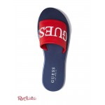 Женские Шлепанцы GUESS Factory (Ashlann Platform Logo Slides) 63536-01 Красный Мульти