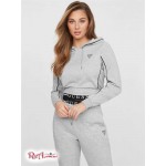 Жіноче Худі GUESS Factory (Welch Cropped Hoodie) 63256-01 Світлий Melange Сірий