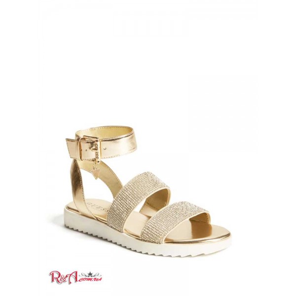 Женские Сандалии GUESS Factory (Kinley Sandals) 63546-01 Золотой