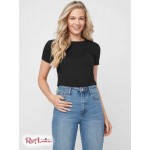 Жіноча Футболка GUESS Factory (Josie Logo Tee) 63236-01 Реактивний Чорний