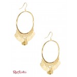Женская Сережка MARCIANO (Coin Hoop Earring) 64616-01 Золото
