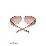 Женские Солнцезащитные Очки GUESS Factory (Rimless Shield Sunglasses) 63606-01 Роза Золотой