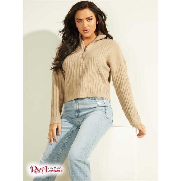 Жіночий Светр GUESS (Shanely Quarter-Zip Sweater) 58626-01 Impact Сірий Жіночий Светр GUESS (Shanely Quarter-Zip Sweater) 58626-01 Impact Сірий
