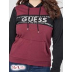 Жіноче Худі GUESS Factory (Ifama Logo Hoodie) 63436-01 Mystic Wine Мульті