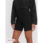 Женские Шорты GUESS Factory (Namir Rib-Knit Bike Shorts) 63396-01 Jet Black