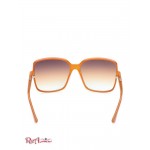 Женские Солнцезащитные Очки GUESS (Oversized Square Logo Sunglasses) 60116-01 Neon Оранжевый