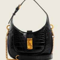 Женская Сумка Хобо (Maimie Croc Mini Hobo Bag) 64946-01 Черный