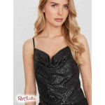 Жіноче Камі GUESS Factory (Milian Sequin Cami) 57796-01 Чорний