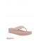 Женские Вьетнамки (Eva Logo Strap Platform Flip Flops) 36246-01 Розовый Мульти Fabric