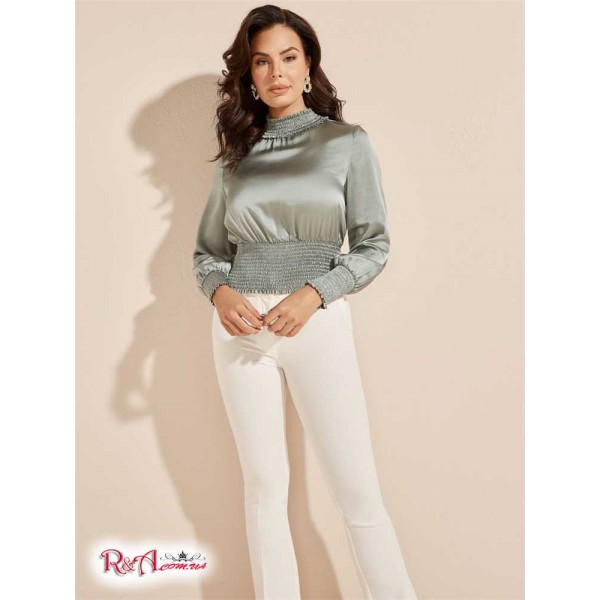 Жіночий Топ MARCIANO (Cassandra Smocked Top) 60606-01 Slate Сірий