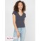 Жіночий Топ (Cerise Studded Split-Neck Top) 64166-01 Midnight Moon