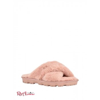 Жіночий Тапочки (Crisscross Fur Slipper) 59976-01 Світлий Рожевий