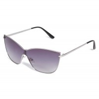 Женские Солнцезащитные Очки (Tinted Cat Eye Sunglasses) 63556-01 Wht / Silver