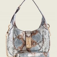 Жіноча Сумка Хобо (Maimie Python Mini Hobo Bag) 64926-01 Металевий Python