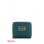 Женский Бумажник GUESS Factory (Abree Small Zip-Around Wallet) 64176-01 Зеленый