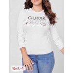 Женский Свитер GUESS Factory (Abiel Logo Sweater) 57606-01 Pure Белый