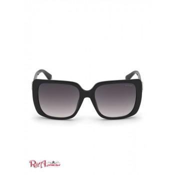 Жіночі Сонцезахисні Окуляри (Nelly Oversized Square Sunglasses) 64676-01 Срібло