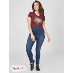 Жіноча Футболка GUESS Factory (Layne Tee) 63346-01 Mystic Wine