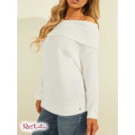 Женский Свитер GUESS (Eco Gerri Off-the-Shoulder Sweater) 58606-01 Dove Белый