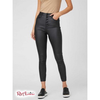 Жіночі Джинси (Wilma Coated High-Rise Skinny Jeans) 57126-01 Чорний Покритий