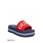 Женские Шлепанцы GUESS Factory (Ashlann Platform Logo Slides) 63536-01 Красный Мульти