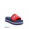 Женские Шлепанцы (Ashlann Platform Logo Slides) 63536-01 Красный Мульти