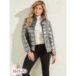 Женская Куртка GUESS (Fiorenza Metallic Puffer Jacket) 64526-01 Серебро