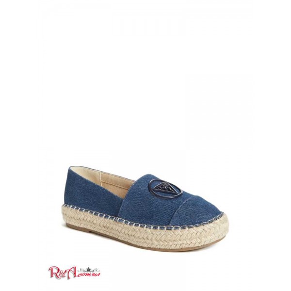 Женские Эспадрильи GUESS Factory (Lili Logo Espadrilles) 56876-01 Denim