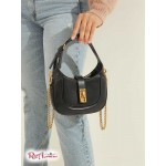 Жіноча Сумка Хобо GUESS (Maimie Croc Mini Hobo Bag) 64946-01 Чорний