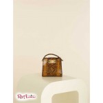 Жіноча Сумка Сетчел GUESS (Monia Python Print Leather Mini Satchel) 64846-01 Оливкова