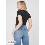 Жіноча Футболка GUESS Factory (Josie Logo Tee) 63236-01 Реактивний Чорний
