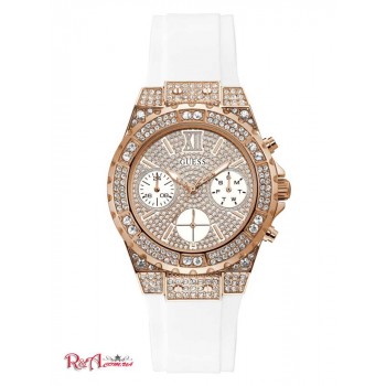 Жіночий Годинник (Rose Gold-Tone and White Chrono-Look Watch) 56226-01 Multi